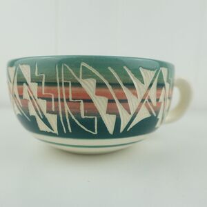 Native American Navajo Pottery South Western Mug Signed